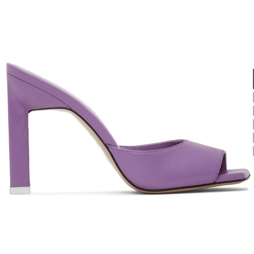 The Attico Purple Kaia mules